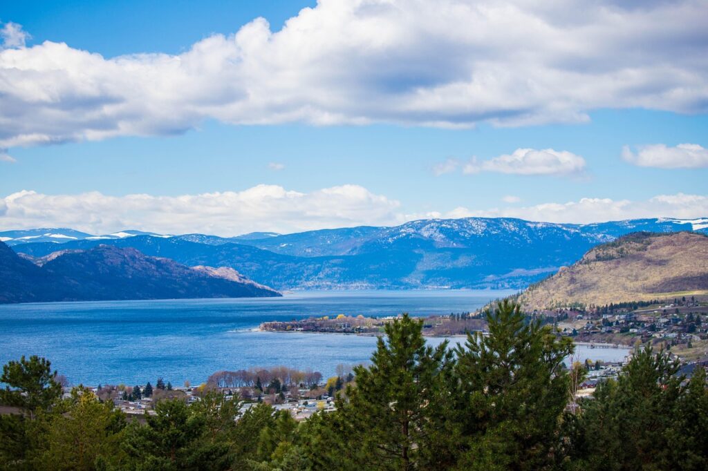 Okanagan Lake on a calm morning