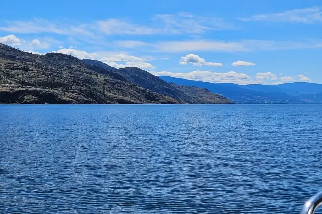 Okanagan Lake on a calm morning